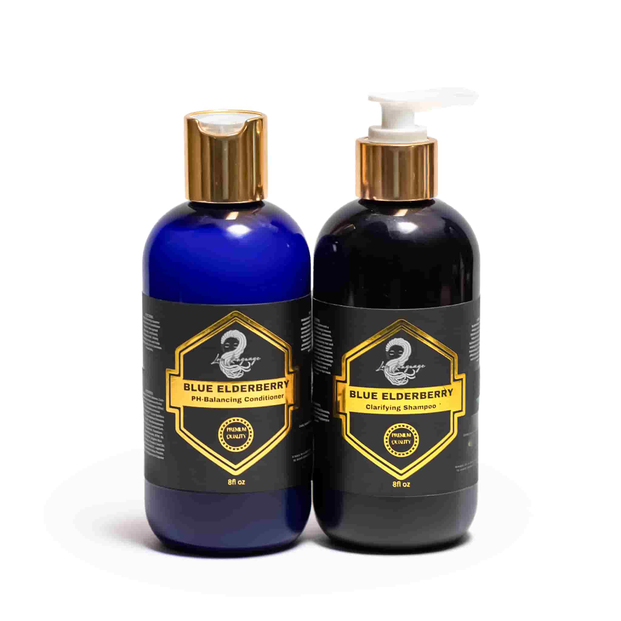 Blue Elderberry Shampoo & Conditioner Bundle – Clarify, Balance, and H ...