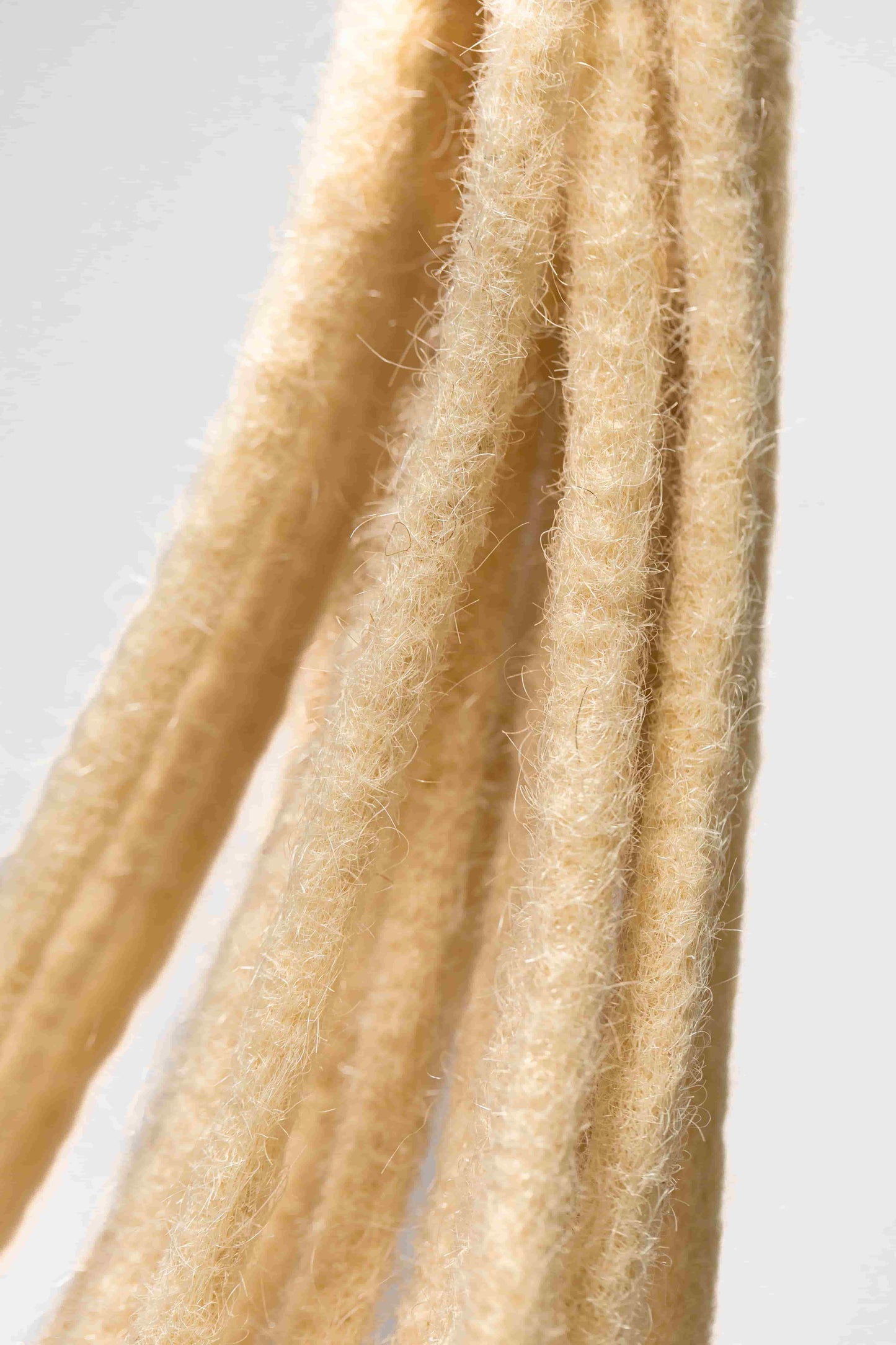 Handmade Human Solid Locs (#613 Blonde)