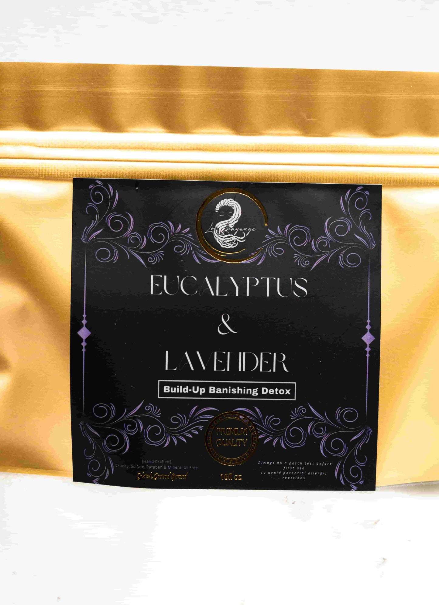 Eucalyptus and Lavender scented Build-Up Banishing Detox, 16oz treatment for scalp and hair rejuvenation