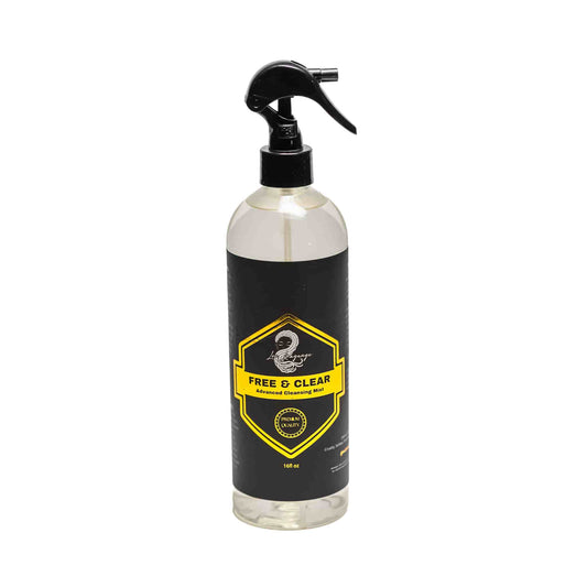 Free & Clear Advanced Cleansing Mist in 16 fl oz bottle, sink-free wash, pre-shampoo treatment, removes product build-up and soothes scalp