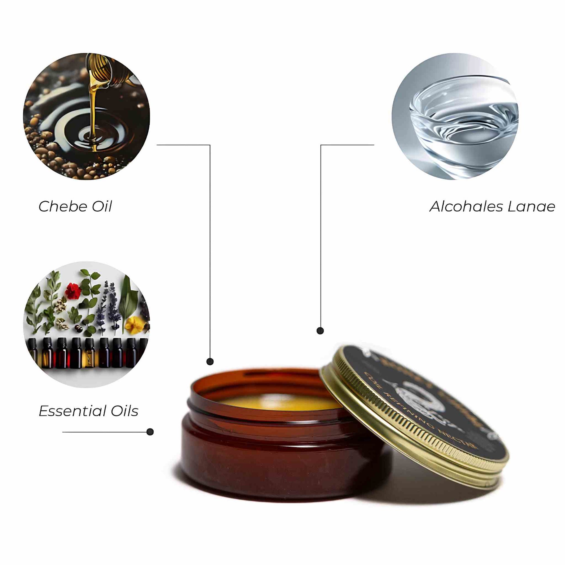 Honey Chebe Nectar 4oz for lightweight hold, moisture, and defining curls